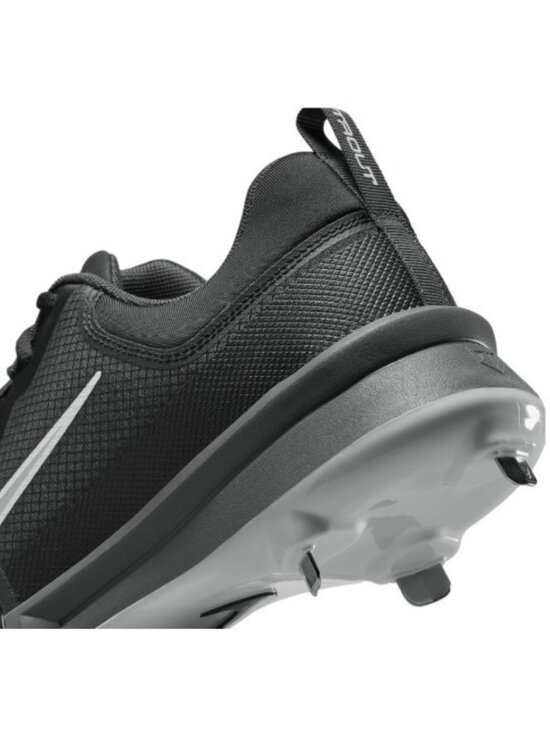 Nike Force Zoom Trout 9 Pro Sz 7 Men Baseball Cleats Black Sliver FB2907-003 NEW main image 10